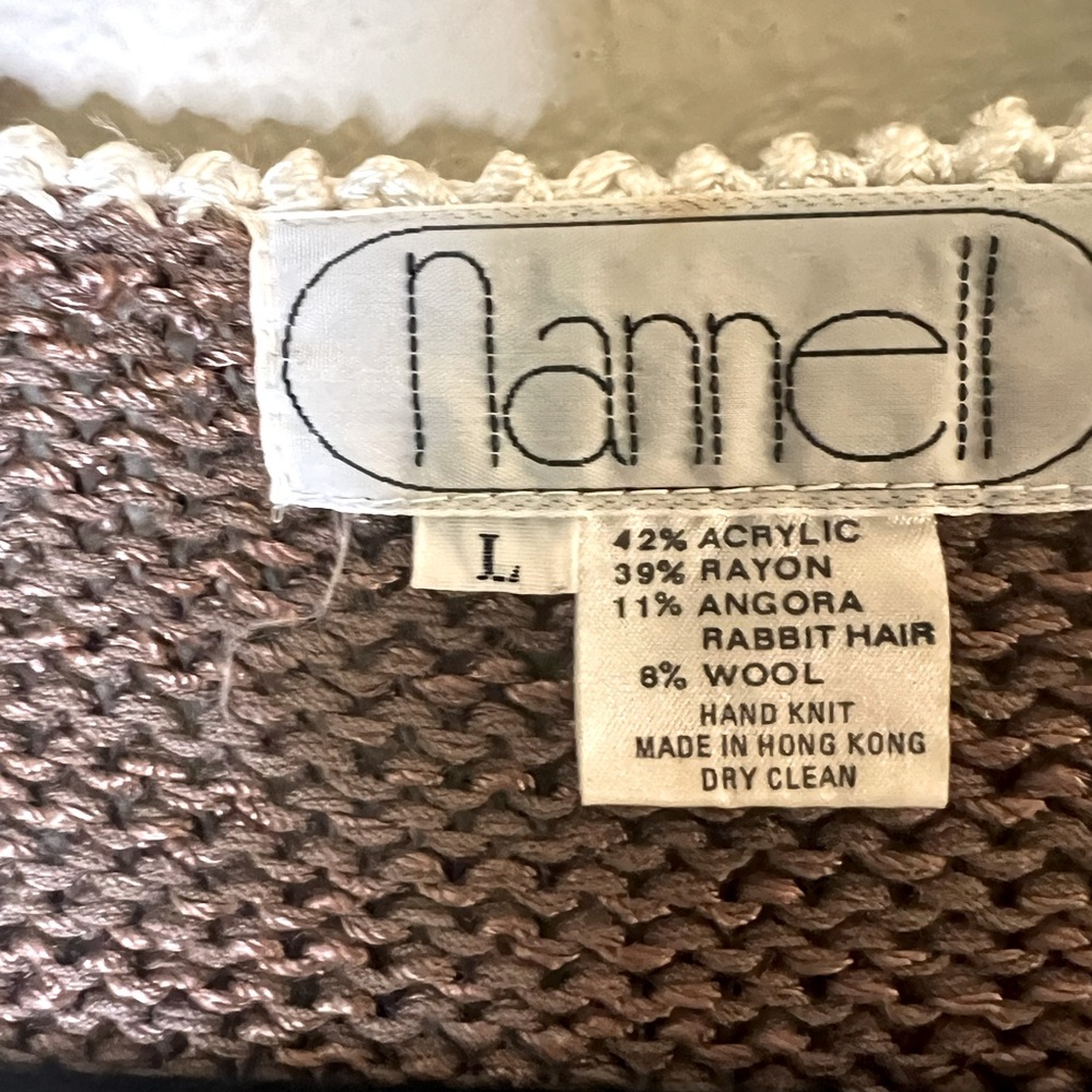 VTG 1980’s-1980’s Nannell sweater size L